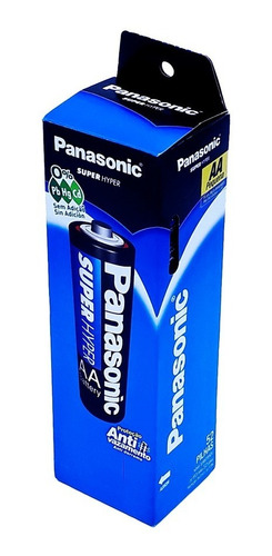 Pilha Normal Aa 2a R6p Panasonic Caixa 52 Unidades Revenda