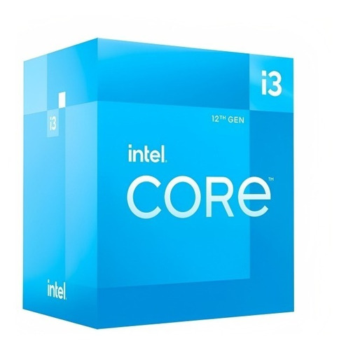 Procesador Intel Bx8071512100 Core I3-12100 12a Gen 3.3ghz