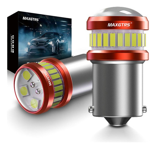 2 Focos Led 7440 7443 1156 3157 Con Parada Inversa