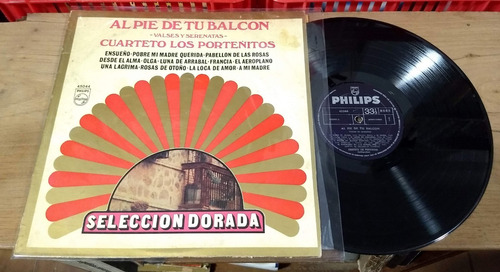 Cuarteto Los Porteñitos Al Pie De Tu Balcon Vinilo Disco Lp