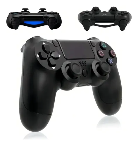 comprar Control joystick inalámbrico Double motor Vibration 4 Wireless controller negro
