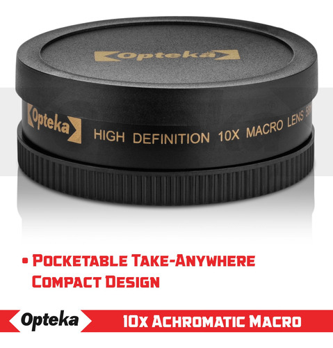 Opteka Achromatic Lente Macro Primer Plano 10 Dioptria Para