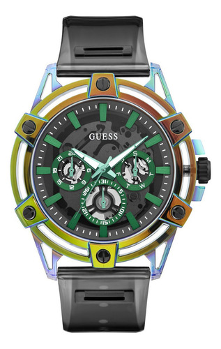 Reloj Hombre Guess Negro King Caballero