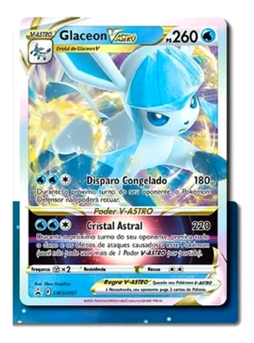 Cartas Pokemon Box Coleção Especial Glaceon V-astro - Copag