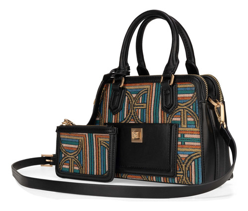 Bolsa Crossbody Cloe Tratmin Mediano Color Multicolor