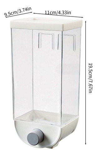 Recipiente Transparente Hermético Para Almacenamiento De Ali