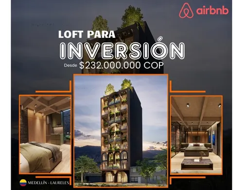 Venta Apartaestudio En Medellín Laureles - Airbnb Rentas Cortas
