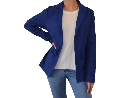 Chaqueta azul oscuro mujer cheap