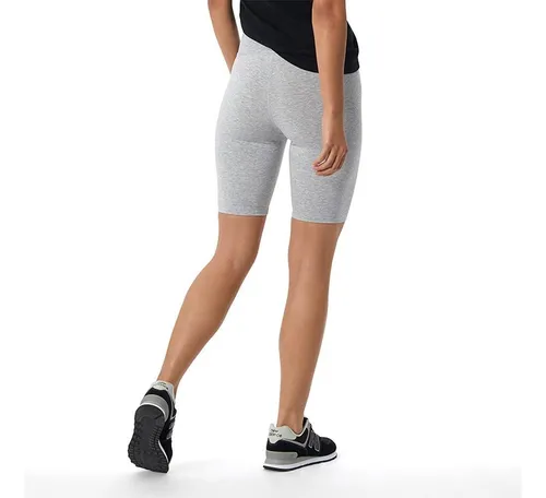 Short New Balance Essentials Para Mujer-gris Claro