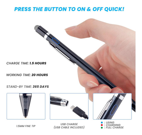 Pen De Lápiz Óptico Para La Tableta Kindle Fire Hd, Lápiz De