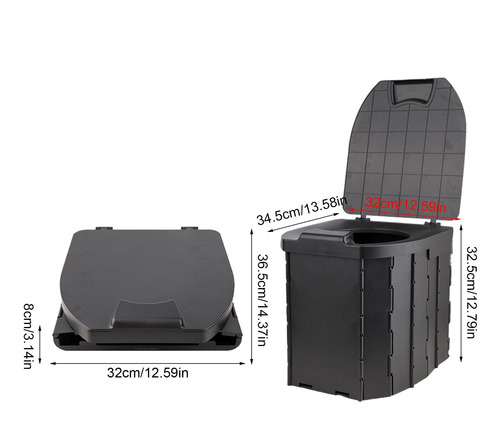 Inodoro Plegable Para Campamento Inodoro Portátil Para Acamp