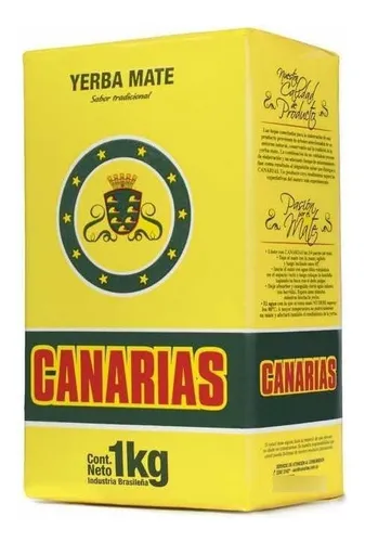 Yerba Mate Canarias Sin Palo Sabor Tradicional 1kg