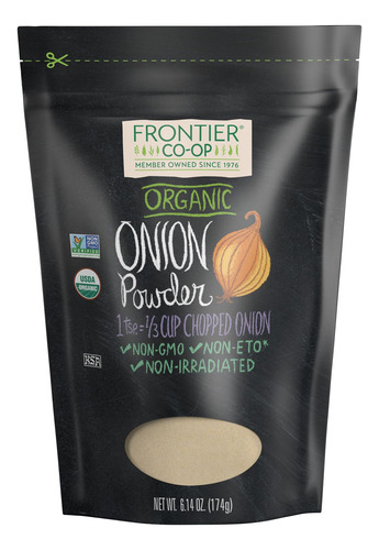 Frontier Co-op Polvo De Cebolla Blanca Organica 6.14oz