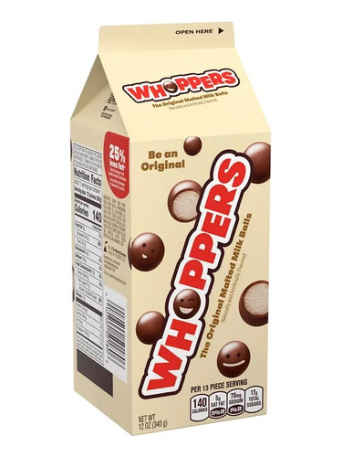 Whoppers Dulces Chocolate Malted Milk Balls Candy