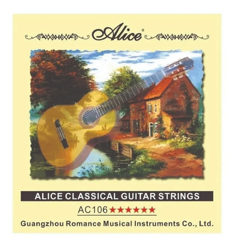 Alice Ac106-h Cuerdas Para Guitarra Clásica De Nylon