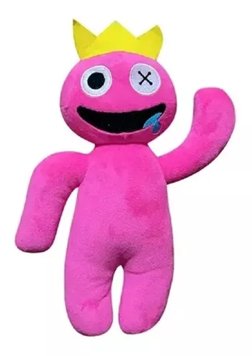 Boneco de Pelúcia Pink Rosa Jogo Roblox Raimbow Friends 30 cm PROMOÇÃO