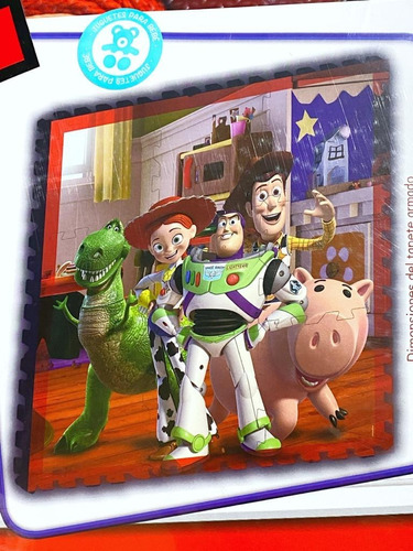 Alfombra Puzzle 9 Láminas Gomaeva Niños Antigolpes Toy Story 