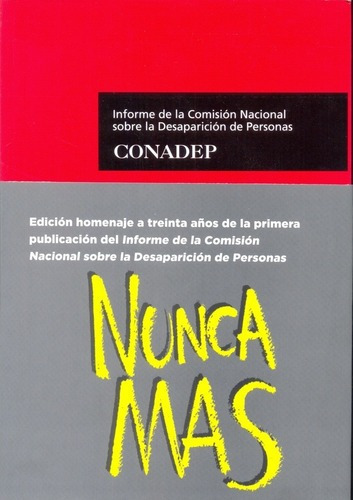 Nunca Mas 9 Edición. Informe De Laisión Nacional, de adep. Editorial EUDEBA en español