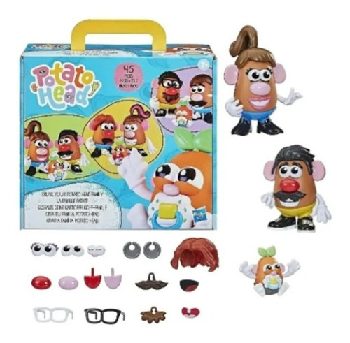 Muñecos La Familia Cara De Papa 45 Piezas Original Hasbro 