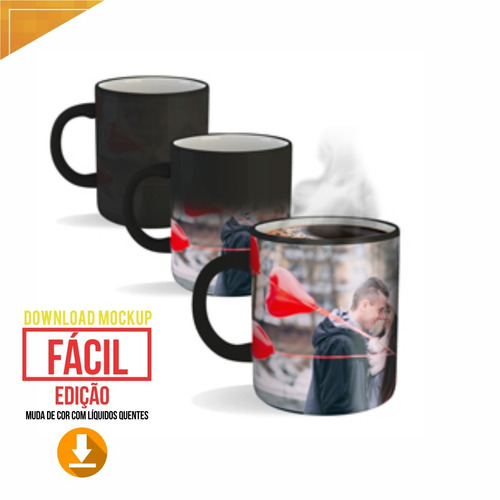 Download Mockup Caneca Magica Arquivo Psd Para Download Mercado Livre