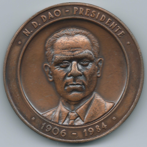 Imponente Medalla Dao 30 Aniv Banco Caribe 1984 - Carabela