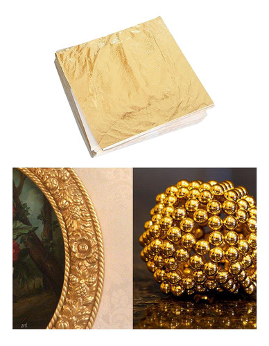 Hojas De Pan De Oro Para Pintar Artesanías De Resina Oro