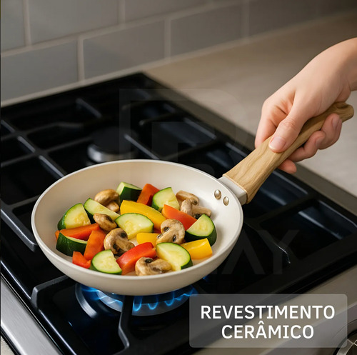 Panelas De Alumínio Com Revestimento Cerâmico - 4 Peças