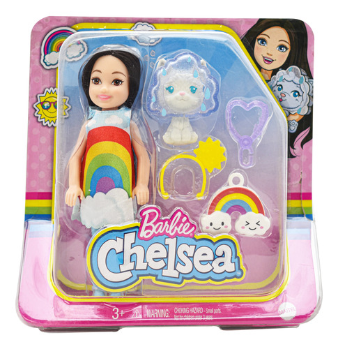 Barbie, Chelsea Disfraz Arcoiris Mattel Cd