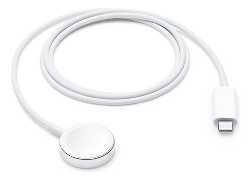 Cable Cargador Inalámbrico Apple Magnético Magsafe Usb-c Para Apple Watch Series / Ultra / AirPods (1 M) Blanco