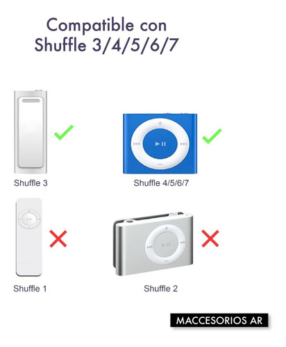 Imagen 8 de 10 de Cargador Y Sync Compatible iPod Shuffle A Usb 3 4 5 6 7 Gen