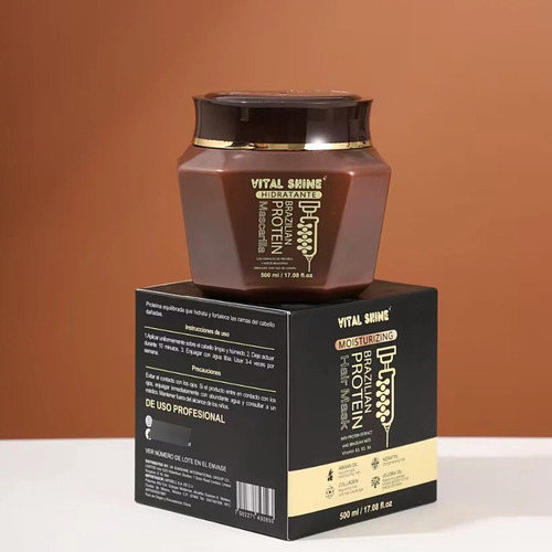 Mascarilla Con Proteína Brasileña Reparadora Vital Shine