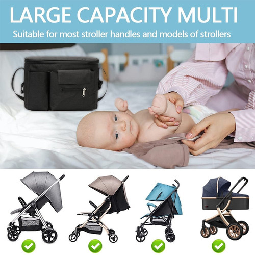Imagen 6 de 7 de Organizador De Coche Bebe / Bolso Coche Bebe