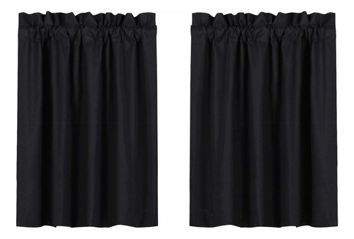 Blackout Short Curtains  Proof Soft Rod   Kitchen Curta...