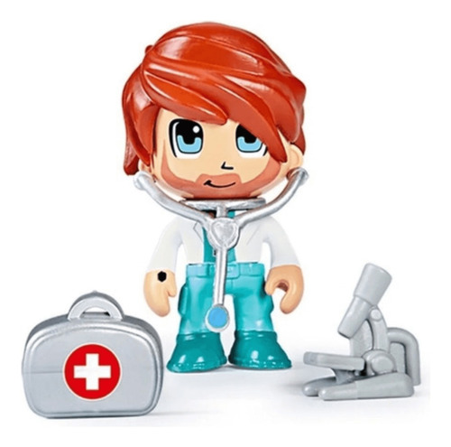 Figura Doctor Con Accesorio Pinypon Action Famosa