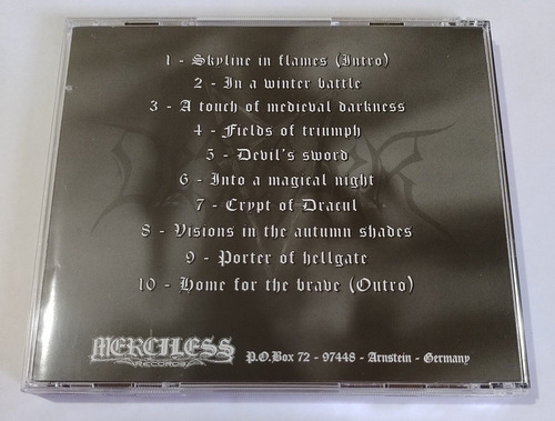 Desaster - A Touch Of Medieval Darkness Cd / Bathory Marduk