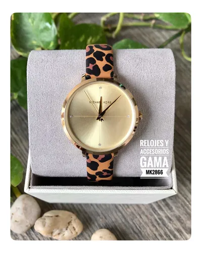 Reloj michael kors animal print hot sale