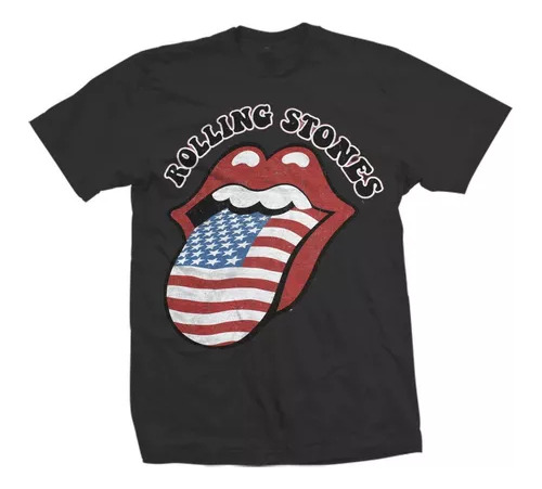 Remera Banda The Rolling Stones Lengua Unisex