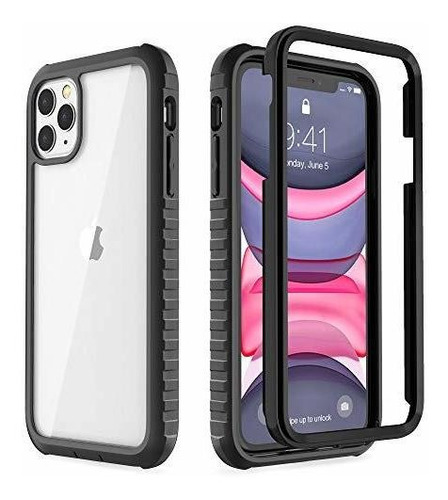 Compatible Con iPhone 11 Pro Max Case Clear Diseñado T...