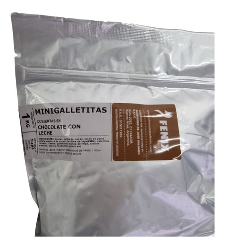 Minigalletitas Bañadas En Chocolate Con Leche Fenix 1 Kg
