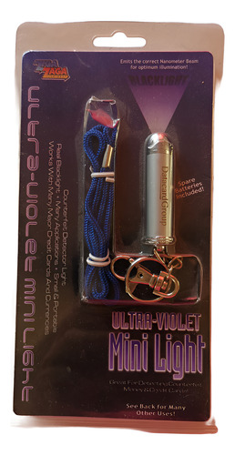 Lápiz Detector De Billetes Ultravioleta A Pila 1 Unidad Plateado (Usado)