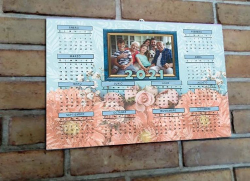Imagen 5 de 6 de Mural Calendario 2021 Personalizado.