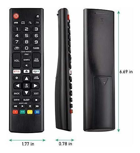 Distancia Para LG Tv Remote Todo Lcd Led Hdtv 3d Smart Rk