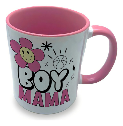 Caneca Dia Das Mães - Girl Mama Cor Branco Dia Das Mães - Boy Mama