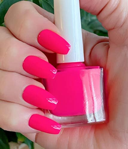 Esmalte De Uñas Neon Rosa Verano Amoroso 10 Libre Crue...