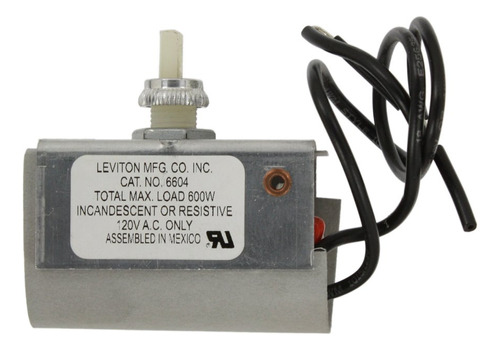 Leviton 6604-2 600w - Regulador Incandescente De Un Solo Pol