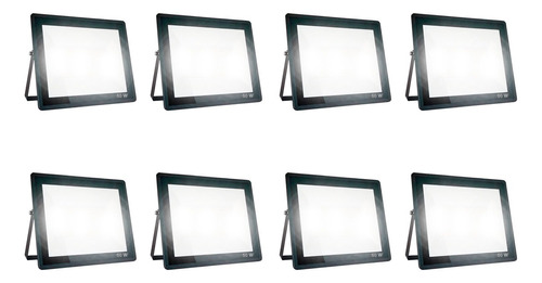 Reflector Led 50w Blanco Bajo Consumo Exterior Pack X 8