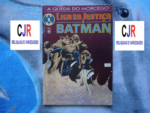 Liga Da Justiça E Batman 1 + Panfleto Do Batman 