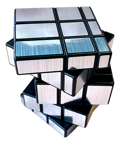 Cubo Rubik Magico 3x3x5 Mirror Plateado Espejo 5x3x3 Silver Plata / Silver