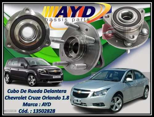comprar Cubo De Rueda Delantera Chevrolet Cruze Orlando 1.8 