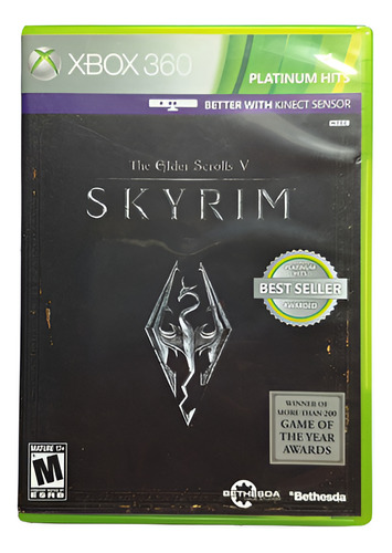 The Elder Scrolls V Skyrim Original Completo Xbox 360 (Usado)